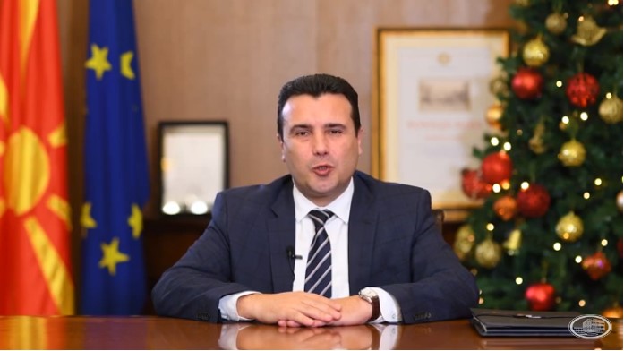 Новогодишно обраќање на премиерот Заев: Ви посакувам успешна, економска и интеграциска година, добро здравје и ведар дух