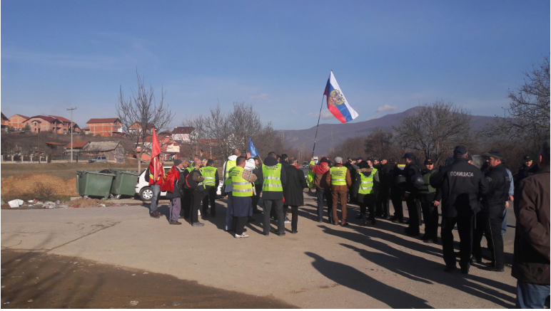 Полицијата не дозволи блокада на патот Кичево-Охрид