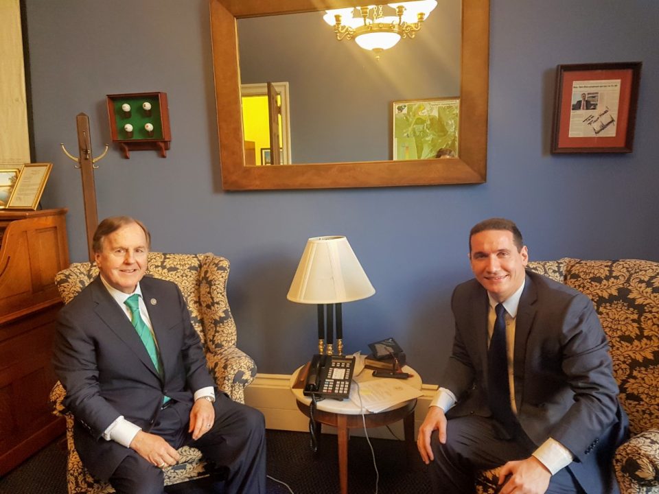 Ѓорчев се сретна со конгресмените Питинџер и Хадсон