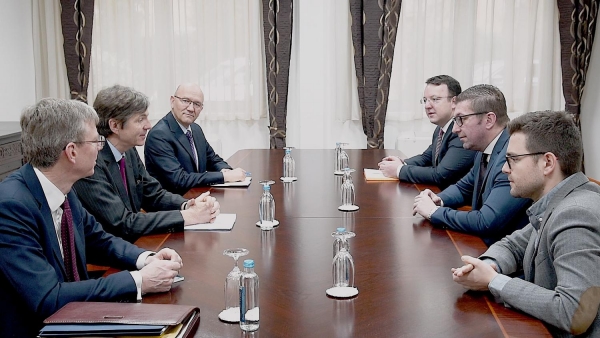 Мицкоски на средба со помошник на генералниот секретар на НАТО, Арндт Фрејтаг вон Лоринговен