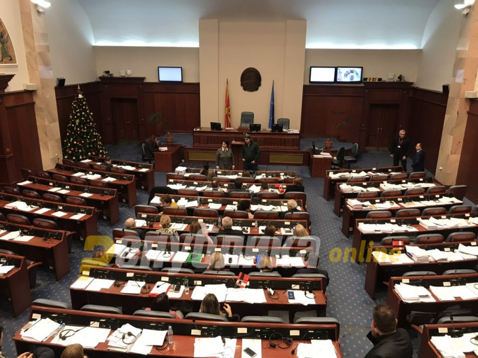 Седницата за уставни измени презакажана за во 15 часот
