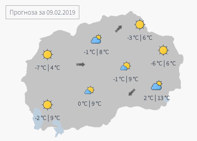 Денеска уживајте во сонцето, од вторник ќе биде „друга песна“