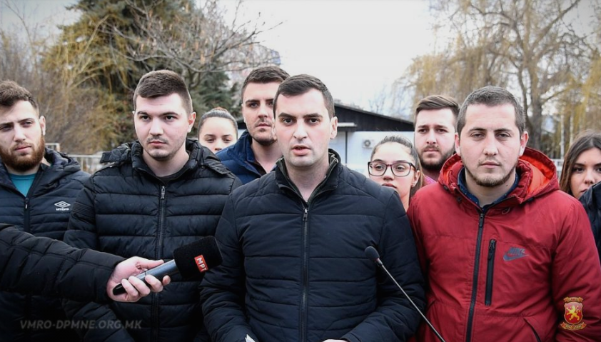 ВМРО-ДПМНЕ: Заев и Спасовски без никакво образложение во полициска станица држеa неколку членови на УМС на ВМРО-ДПМНЕ