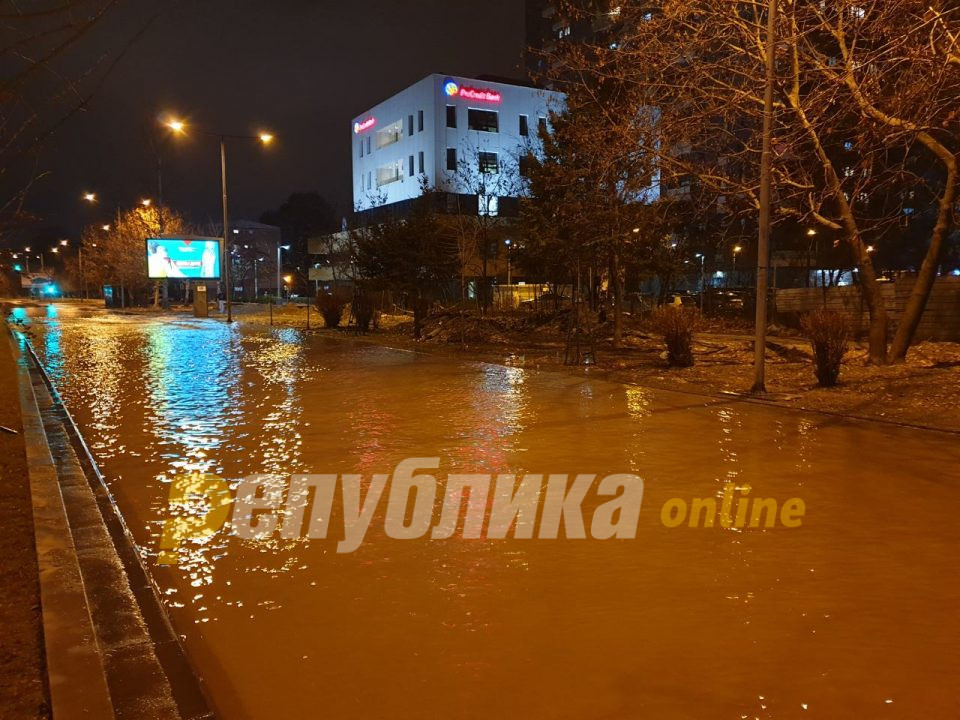 Голем уличен дефект на „Илинденска“ Карпош 3 и Карпош 4 немаат вода