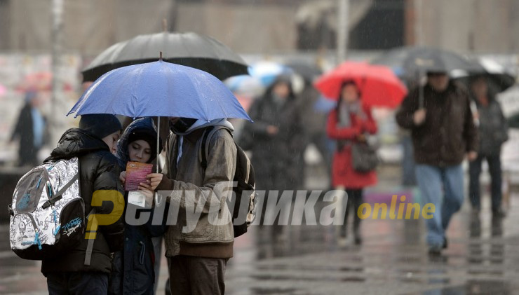 Топло и врнежливо во текот на целата недела