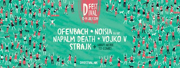 OFENBACH, NAPALM DEATH, VOJKO V и СТРАЈК пристигнуваат на Д’ ФЕСТИВАЛ!