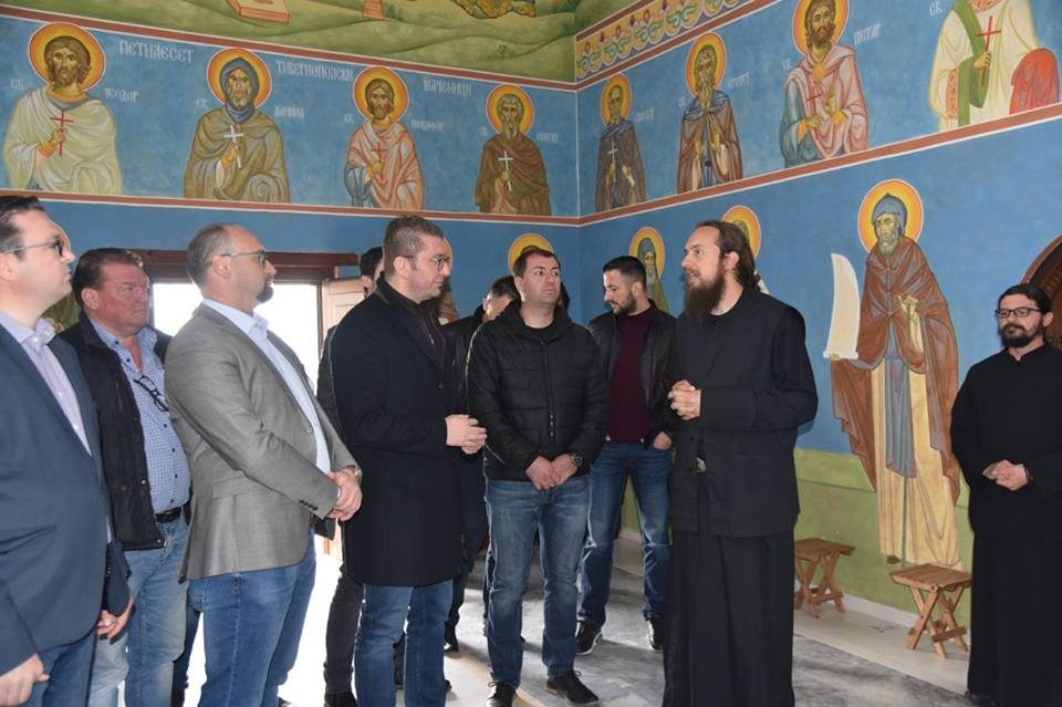 Мицкоски денеска го посети манастирот Св. Ѓорги Победоносец и Св. Атанониј Велики во Ново Село