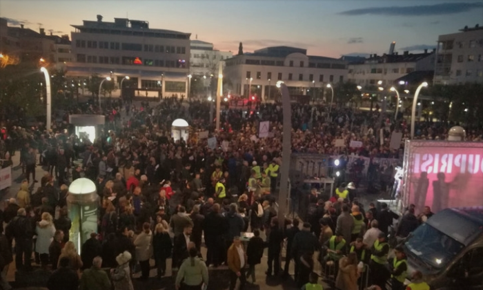 Нови антивладини протести во Подгорица