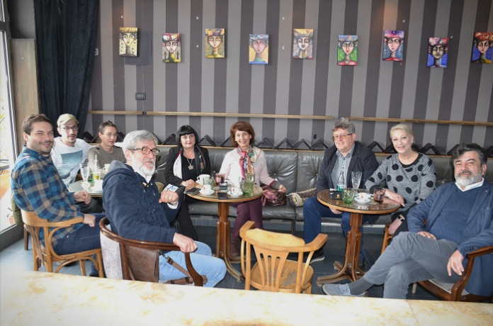 Силјановска на средба со уметници и актери