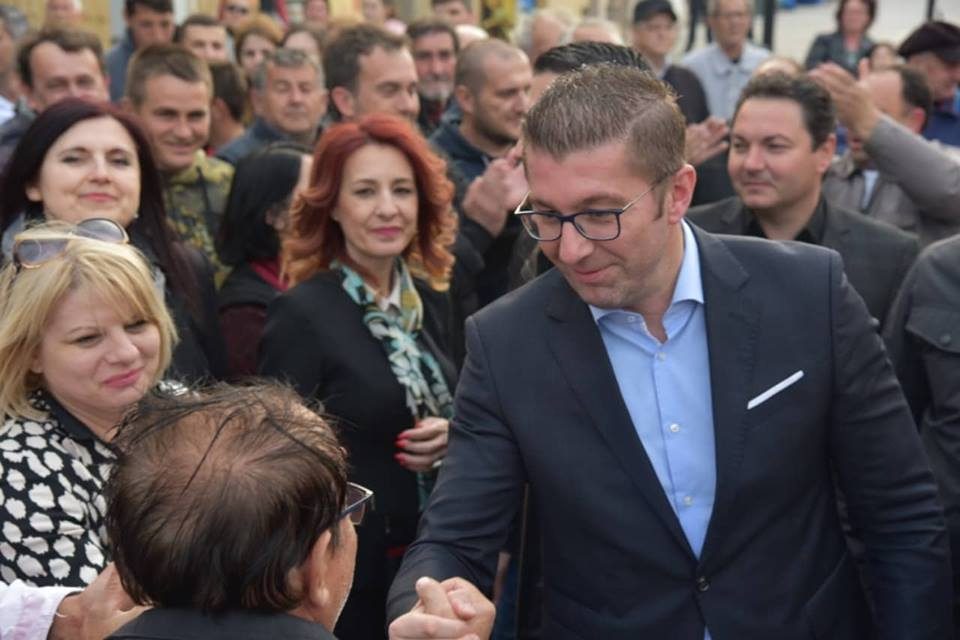 Мицкоски во Демир Капија: Народот е на една страна, Пендаровски и Заев на друга