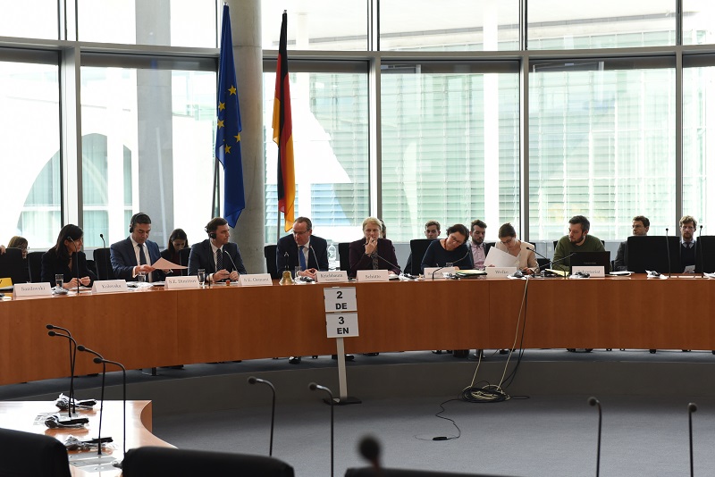 Обраќање на Димитров и Османи во Бундестагот