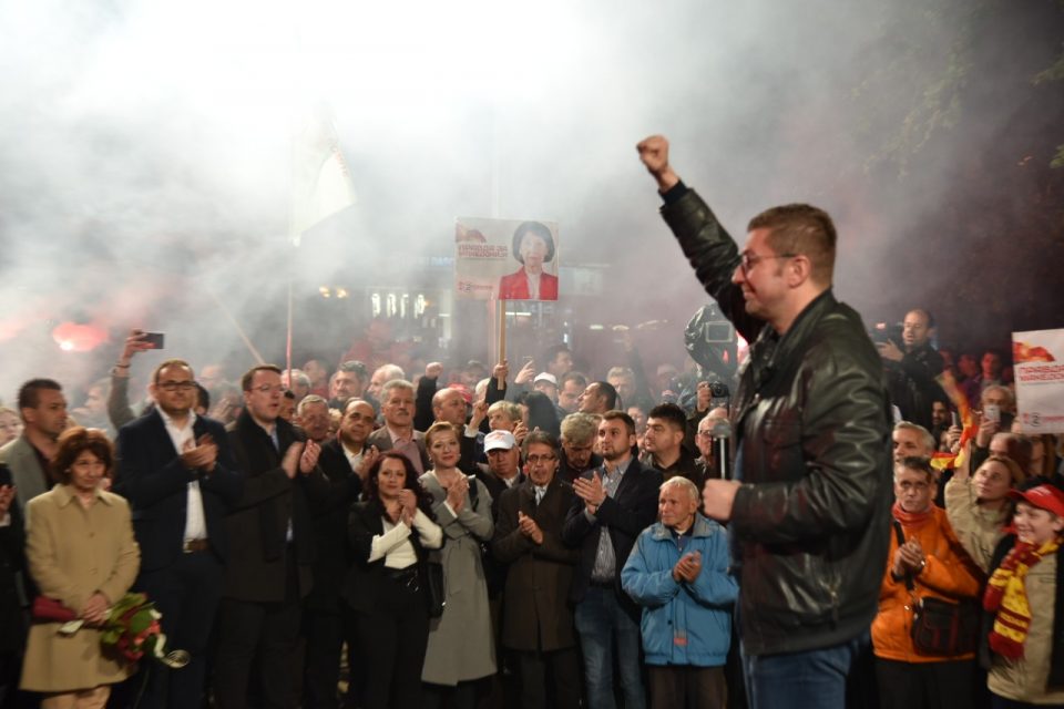 Мицкоски: Жена ќе биде претседател, победуваме на 21 април, а потоа и на 5 мај