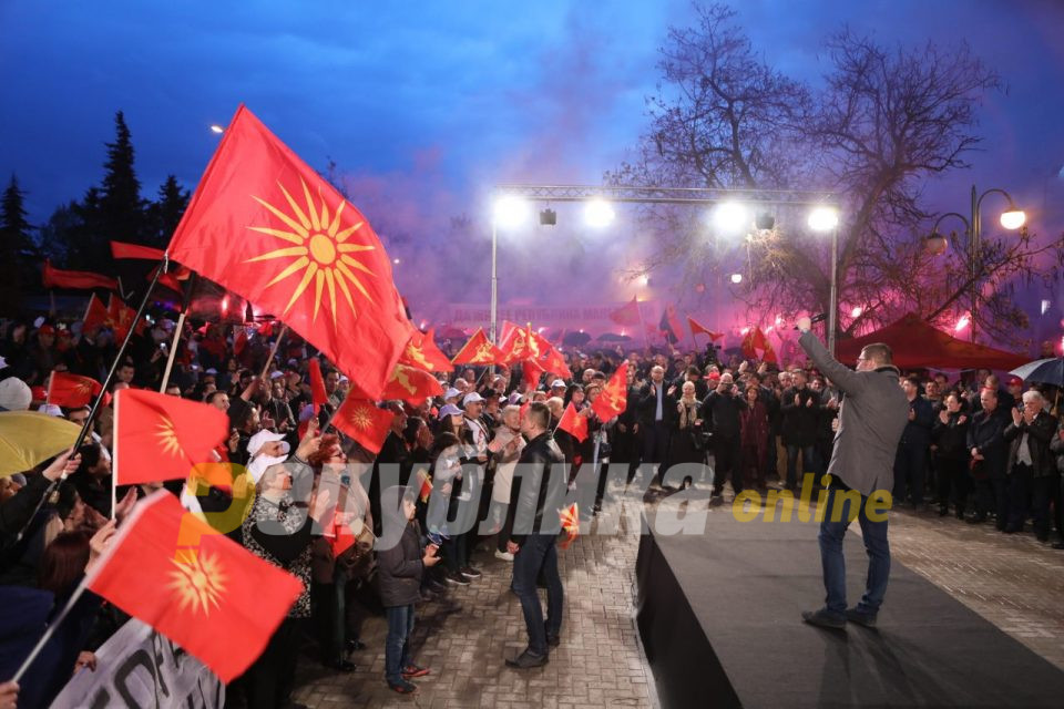 Мицкоски: Ќе излеземе по овие избори со понуда и решение за проблемите на сите граѓани