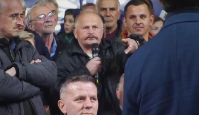 Скандал на трибина на Пендаровски: Граѓанин се закани дека со пиштол ќе отишол во ДИК