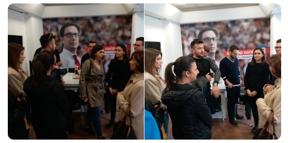 И кога поминувам покрај штабот на колегата, им одпоздравувам