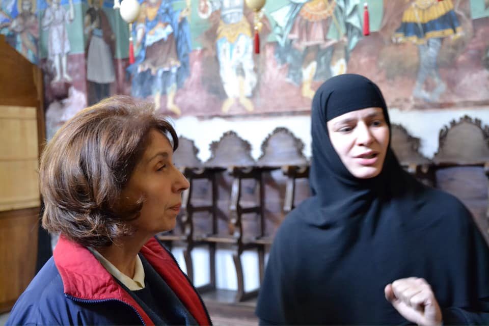 Силјановска Давкова го посети сестринството во манастирот „Свети Ѓорѓија“ во Рајчица