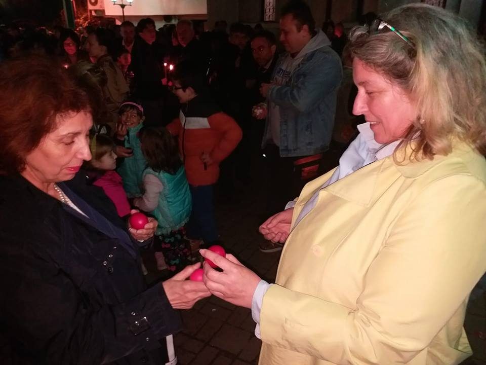 Силјановска со верниците во „Св. Петка“