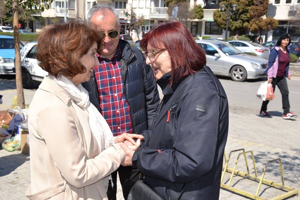 Силјановска во Неготино и Кавадарци, Пендаровски на конвенција во Скопје