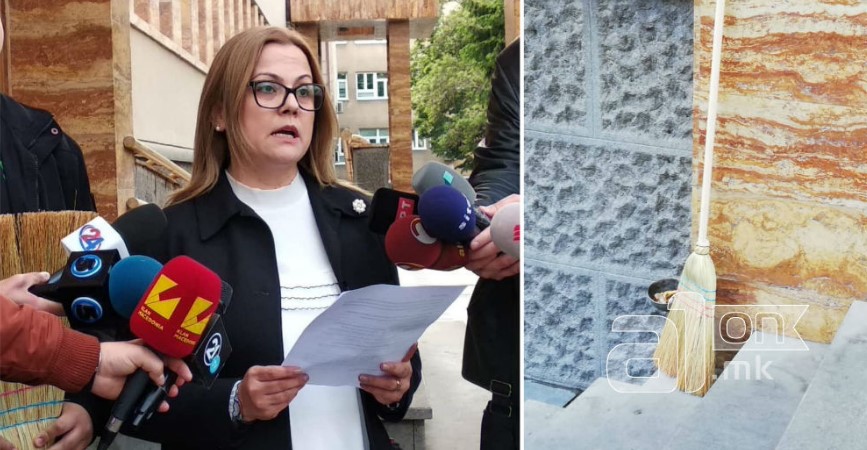 ВМРО – ДПМНЕ му остави метла на Заев пред Собрание