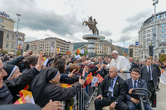 Папата во Католичката црква во Скопје