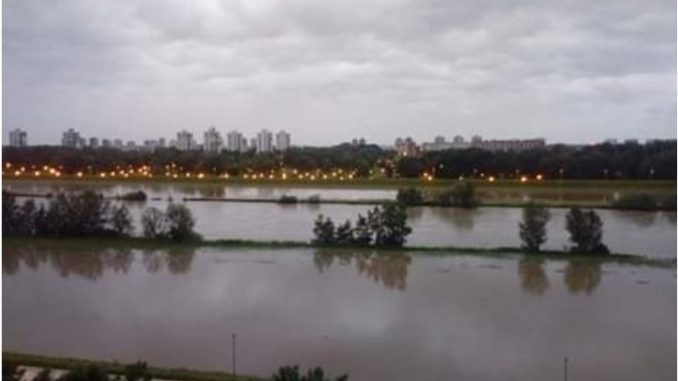 Сава се излеа во Загреб