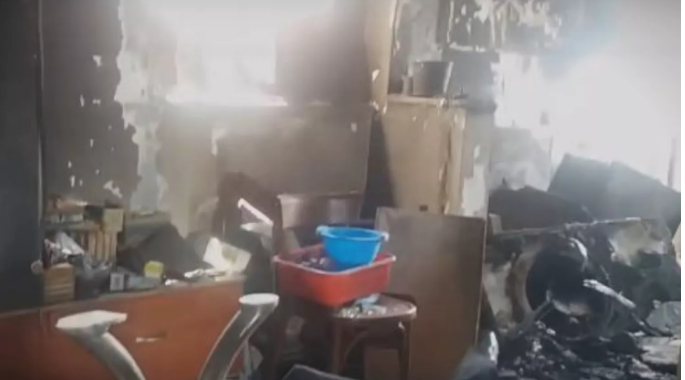 Видео покажува како изгледа станот во Карпош после пожарот