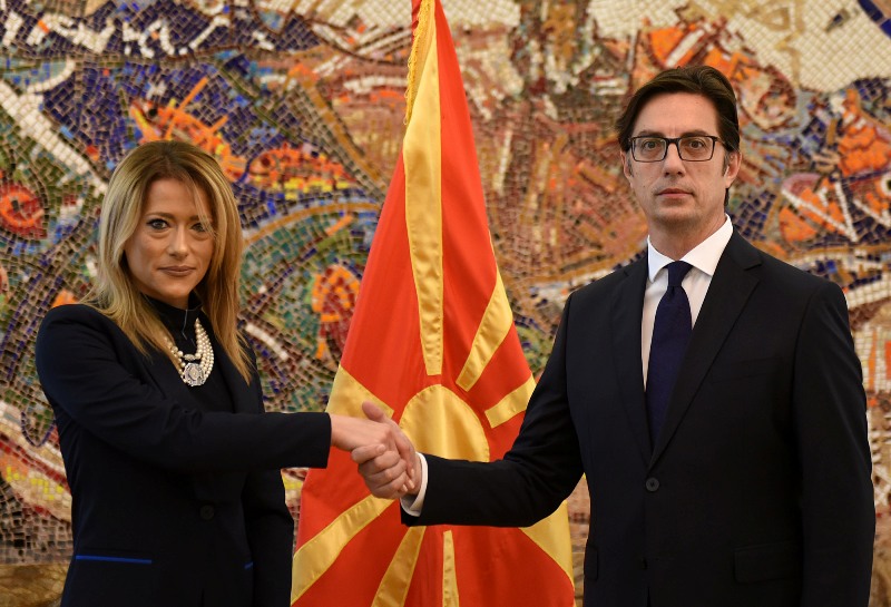 Пендаровски ги прими акредитивите на новоименуваната амбасадорка на Црна Гора Марија Петровиќ