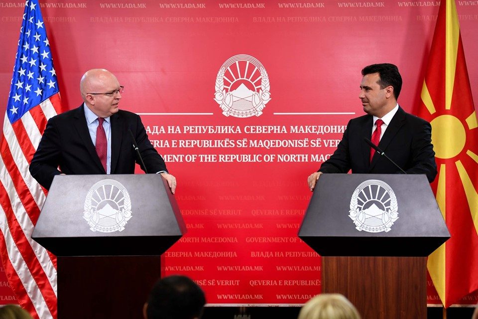 Заев: Ќе се интензивира економската соработка со САД, но и заложбите за безбедност, слобода и демократски просперитет