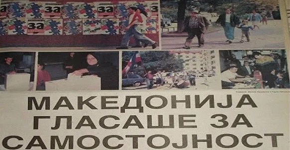 Референдумот за името се одржа на 8 септември 1991 година