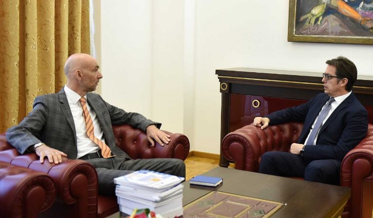 Средба на претседателот Пендаровски со Јоханес Реи од фондацијата „Конрад Аденауер“