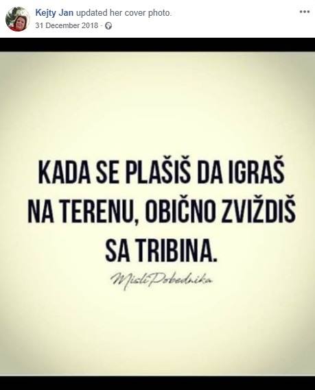 Стоилковски за Фејсбук статусот на Јанева: Со кого била Катица на теренот?