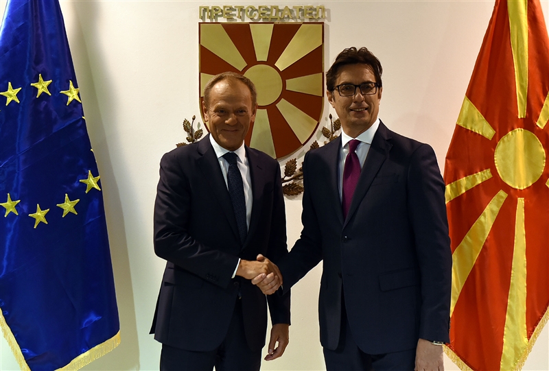 Пендаровски – Туск: Граѓаните на Македонија заслужуваат европска иднина