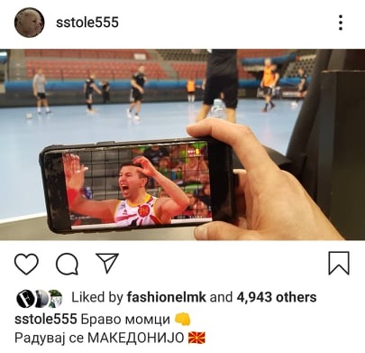 Тренингот ќе почека, Столе ги бодри одбојкарите