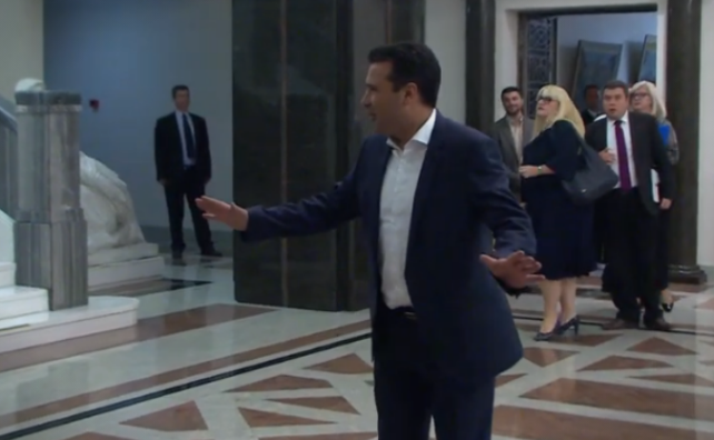 Новинарите не сакаа изјава од Заев