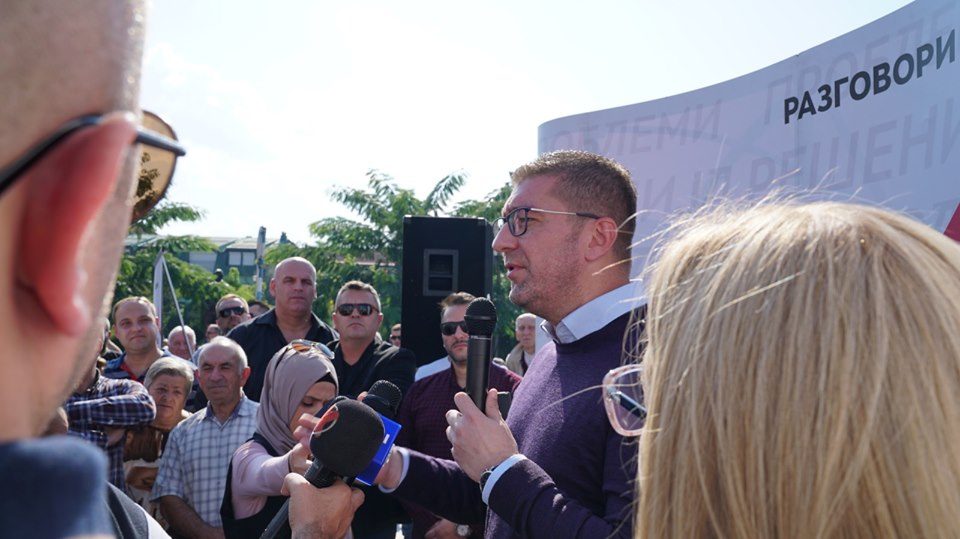 Мицкоски за Заев: Видовме уплашен човек соочен со своите неуспеси, бараме избори за обнова на Македонија