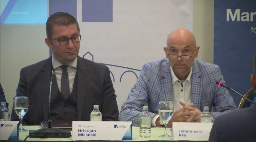 Претставникот на Конрад Аденауер до ВМРО-ДПМНЕ: Не не` заборавајте кога ќе дојдете на власт