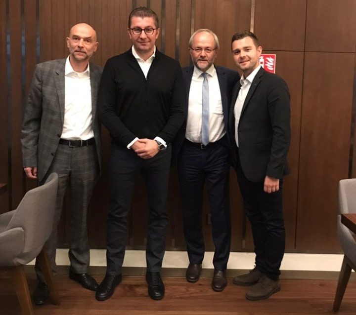 Мицкоски на средба со Волкмар Клајн и Јоханес Рај