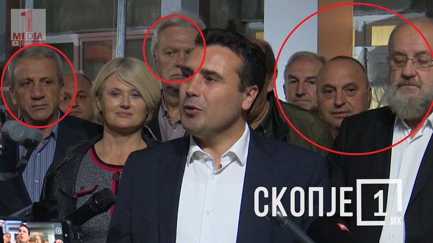„Кисел купус“ лица на коалиционите партнери додека Заев најавуваше победа