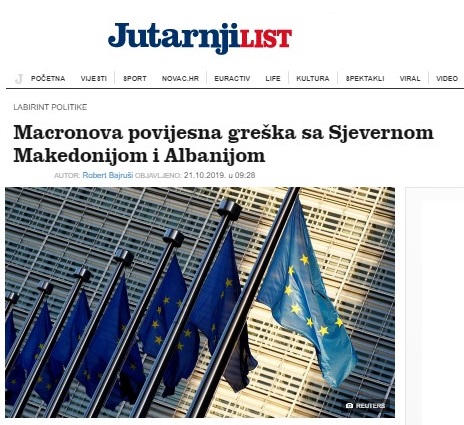 „Јутарњи лист“: Кој може сега да спречи распад на Македонија?