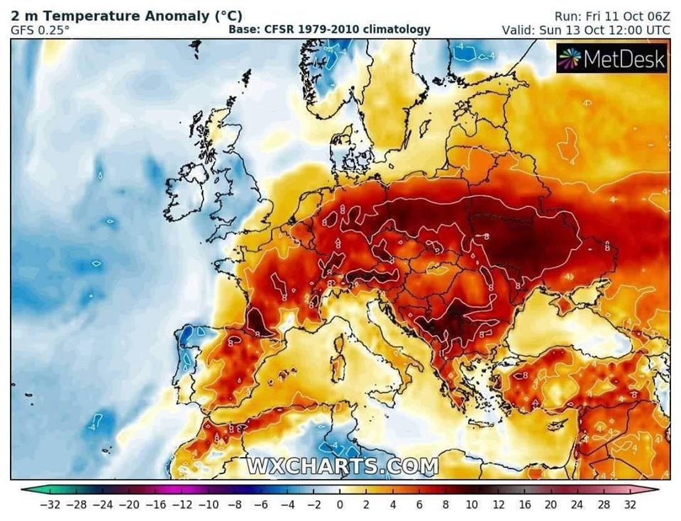 Непријатна топлина, сахарска прашина и песок доаѓаат кон Македонија