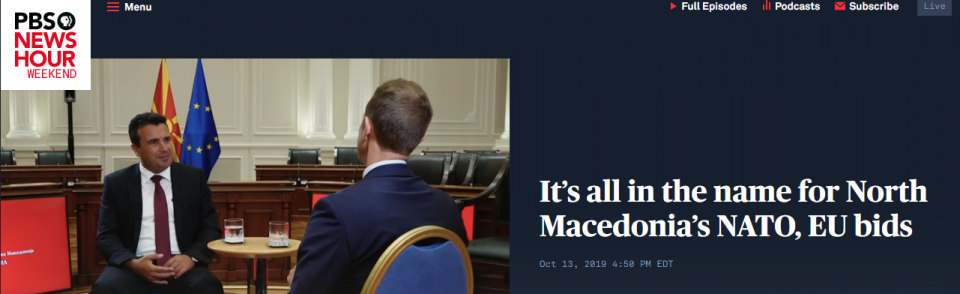 Заев во интервју за америкaнски медиум: Владата ќе падне ако нема датум за преговори