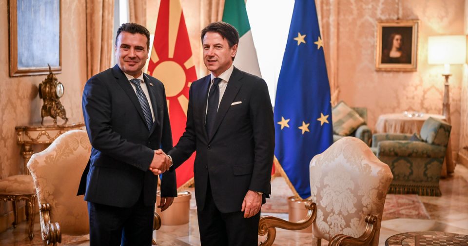 Заев-Конте: Реформите на методологијата за преговори и на иднината на ЕУ да течат паралелно со почетокот и текот на преговорите