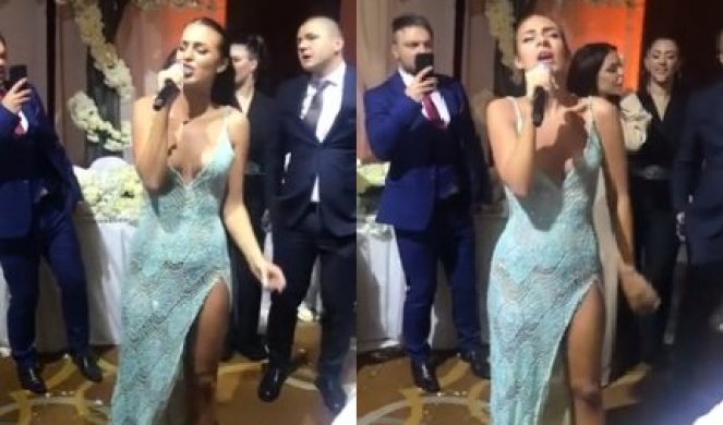 Анастасија ги фрли штиклите и боса ја заврши свадбата на Вељко