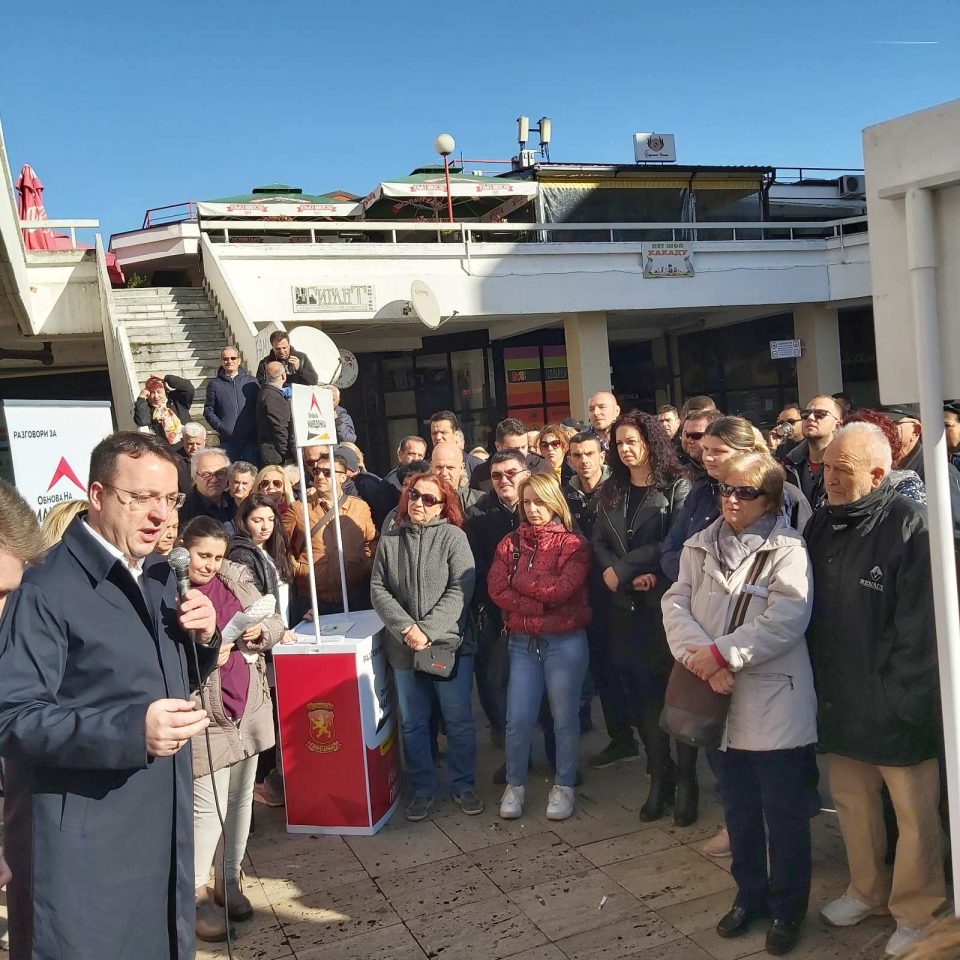 Николоски од Аеродром порача: ВМРО ДПМНЕ ќе поддржи сѐ што е против амнестија на било кого кој што сторил криминал