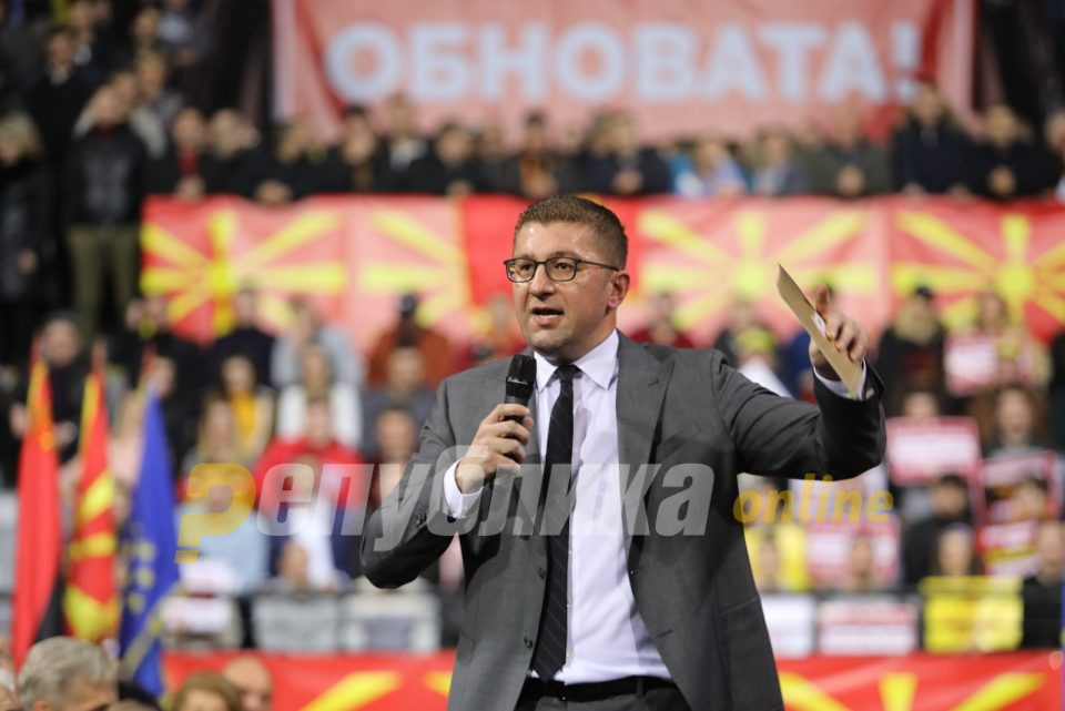 Мицкоски: Додека Заев и СДСМ прават криминален бум, ВМРО-ДПМНЕ е фокусирана кон економски и инфраструктурен бум