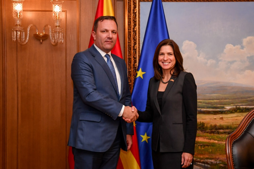 Спасовски на состанок со американската амбасадорка