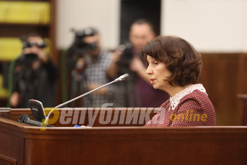 Силјановска-Давкова: Законот за ЈО директно се меша во надлежностите на Советот на јавни обвинители