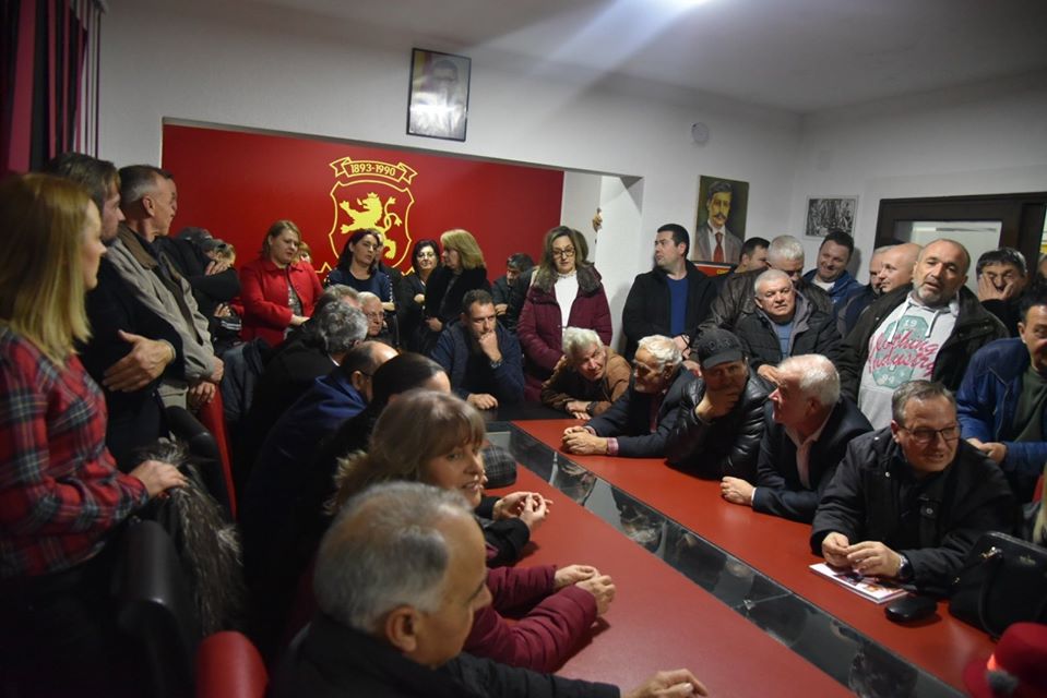 Мицкоски во посета на ОК Радовиш: Обновата ќе дојде, а таа значи правда, принципи и стандард