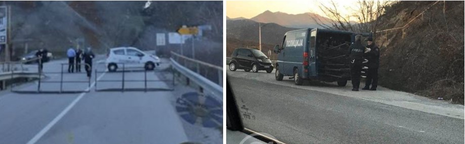 Полицијата го блокираше патот кон Дебар