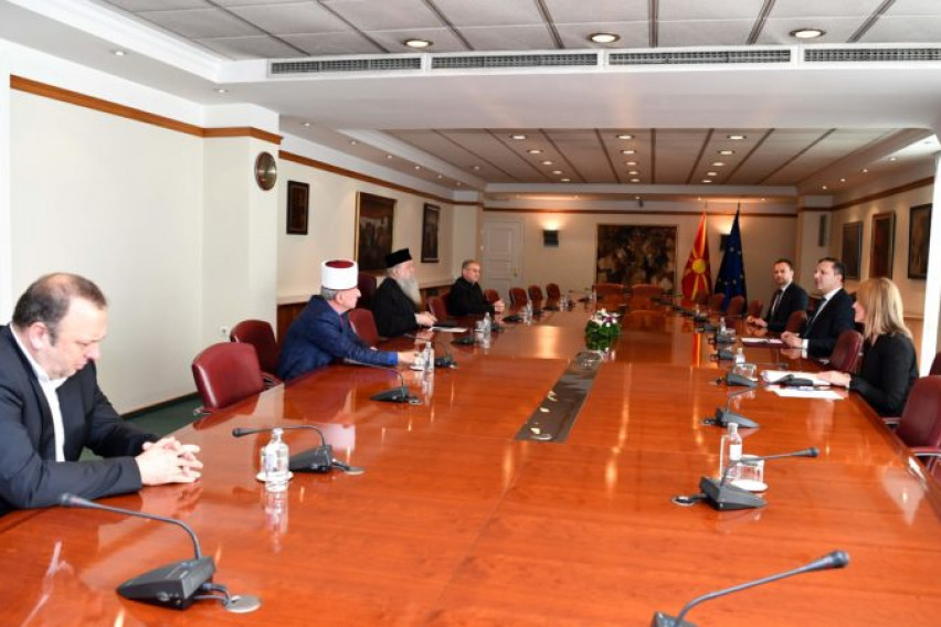 Спасовски се сретна со поглавари на верските заедници во земјата